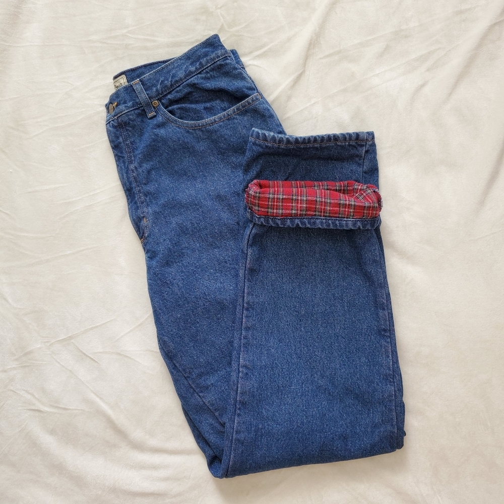 L.L. Bean Flannel Lined Jeans
